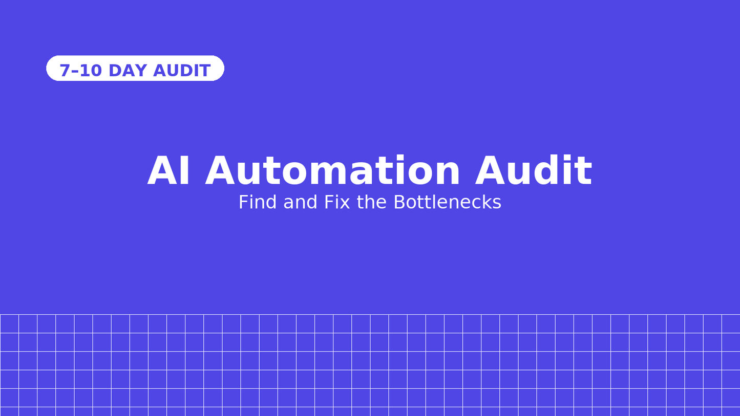 AI Automation Audit (7–14 days)